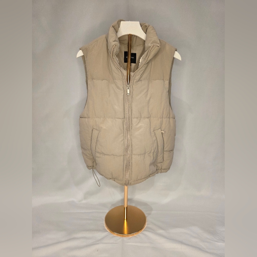 Love Tree Tan Puffer Vest